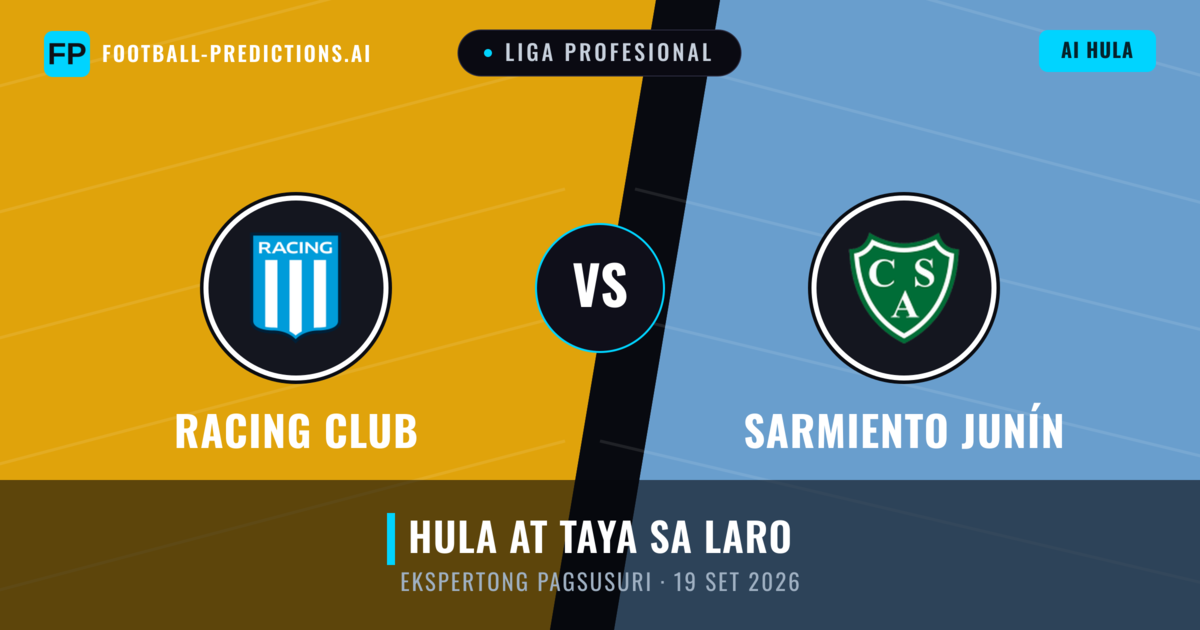 Racing Club vs Sarmiento Junín — hula at preview ng laban