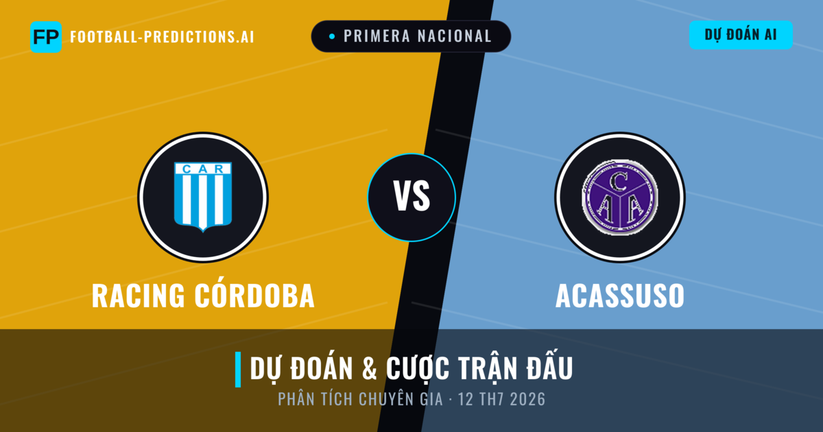 Racing Córdoba vs Acassuso — dự đoán và xem trước trận đấu