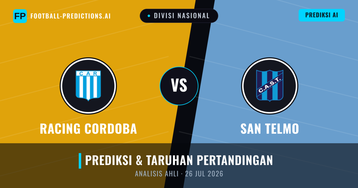 Racing Córdoba vs San Telmo — prediksi dan pratinjau pertandingan