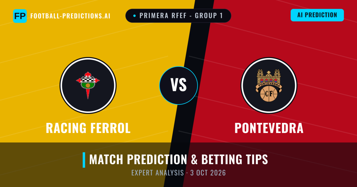 Racing Ferrol vs Pontevedra — match prediction & preview
