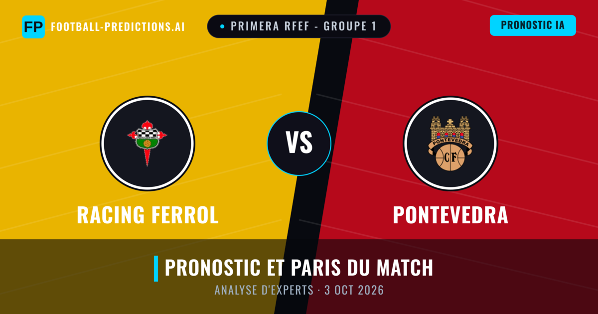 Racing Ferrol vs Pontevedra — pronostic et avant-match