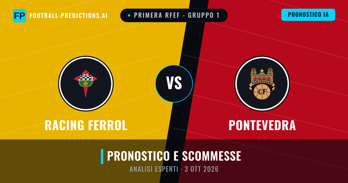Racing Ferrol vs Pontevedra — pronostico e anteprima del match