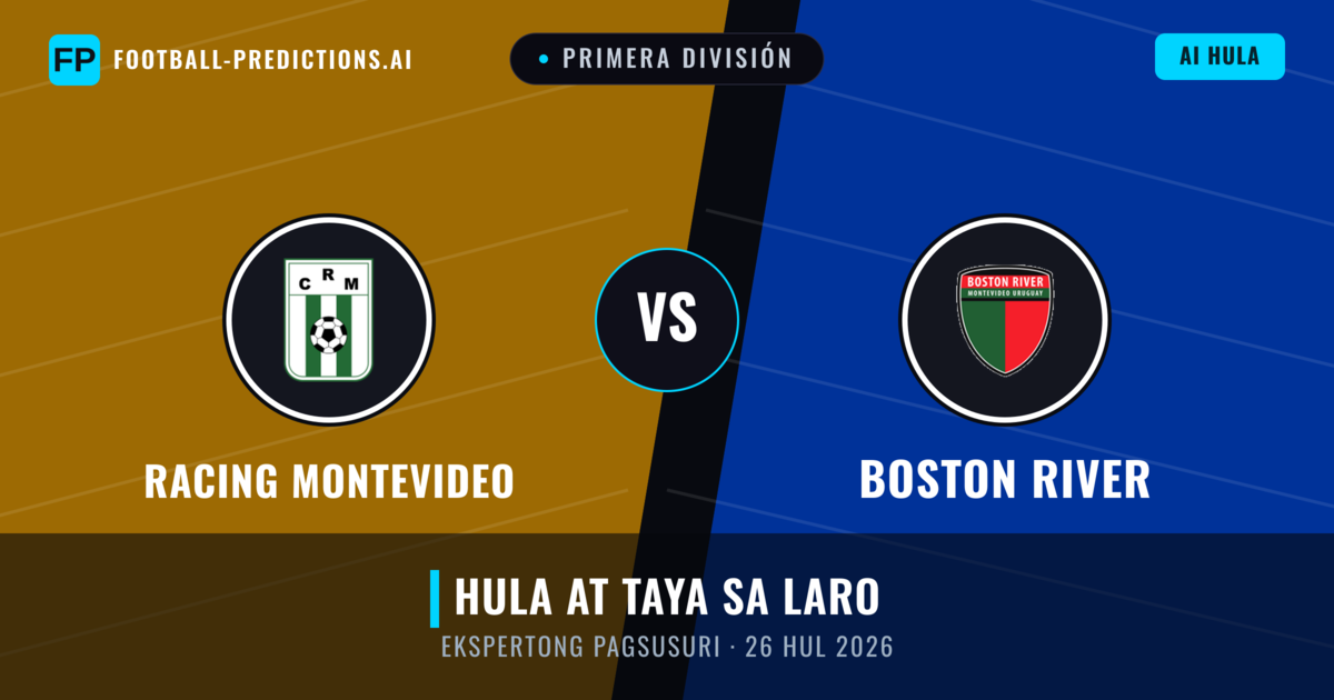 Racing Montevideo vs Boston River — hula at preview ng laban