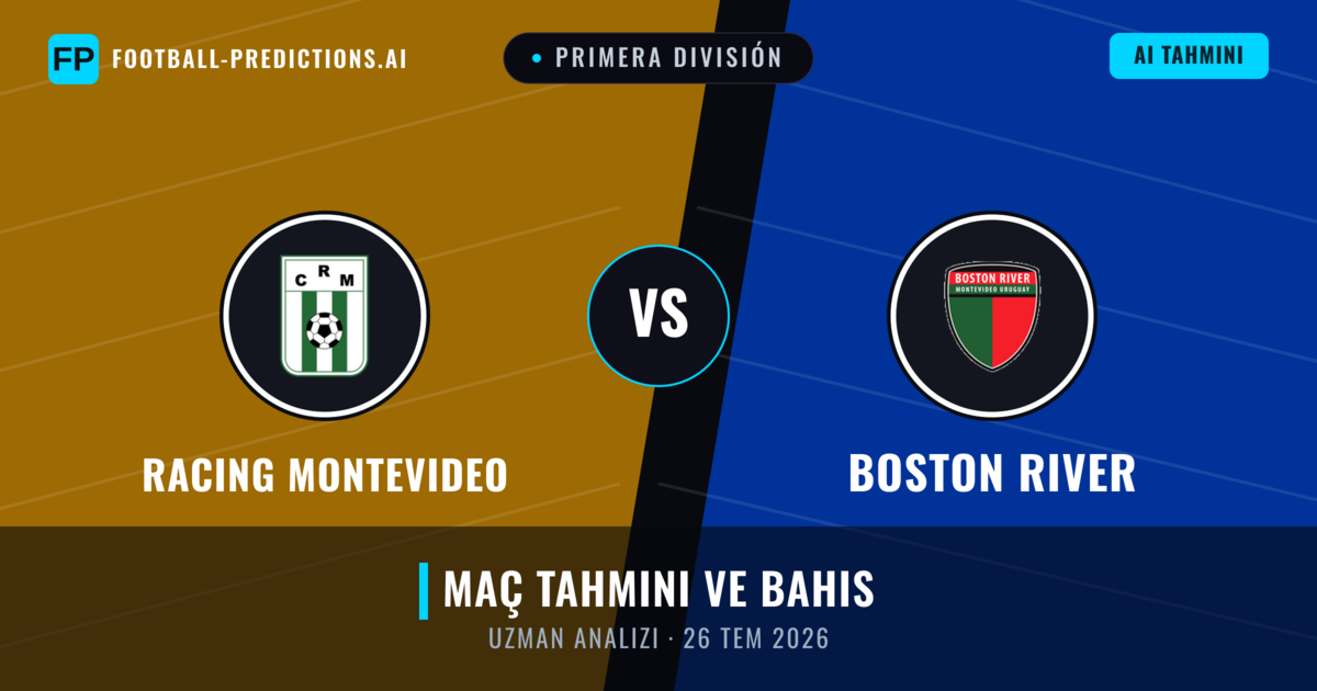 Racing Montevideo - Boston River — maç tahmini ve önizleme