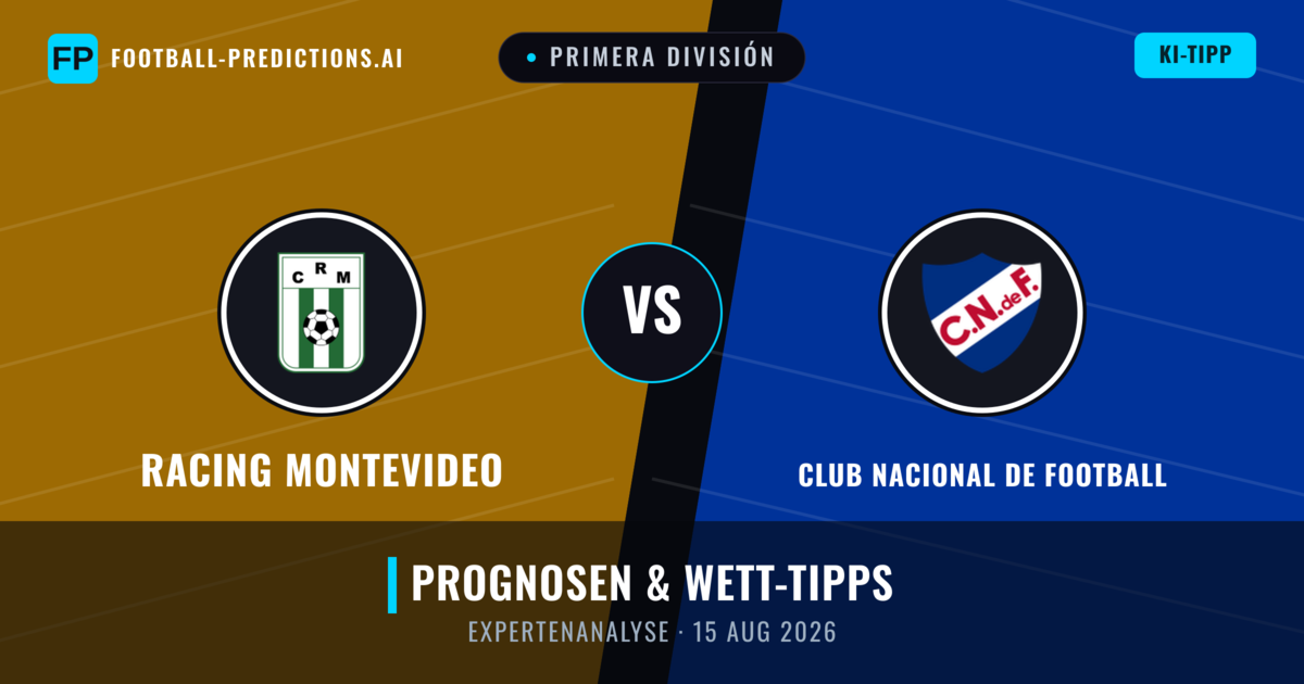 Racing Montevideo vs Club Nacional de Football — Prognose und Spielvorschau