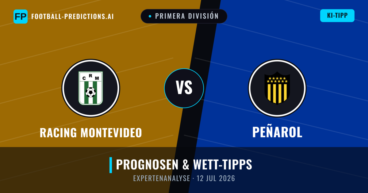 Racing Montevideo vs Peñarol — Prognose und Spielvorschau