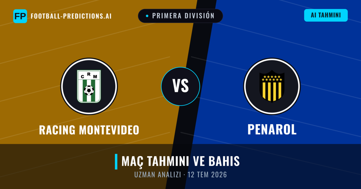 Racing Montevideo - Penarol — maç tahmini ve önizleme