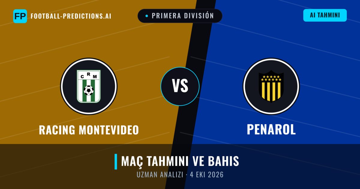 Racing Montevideo - Penarol — maç tahmini ve önizleme