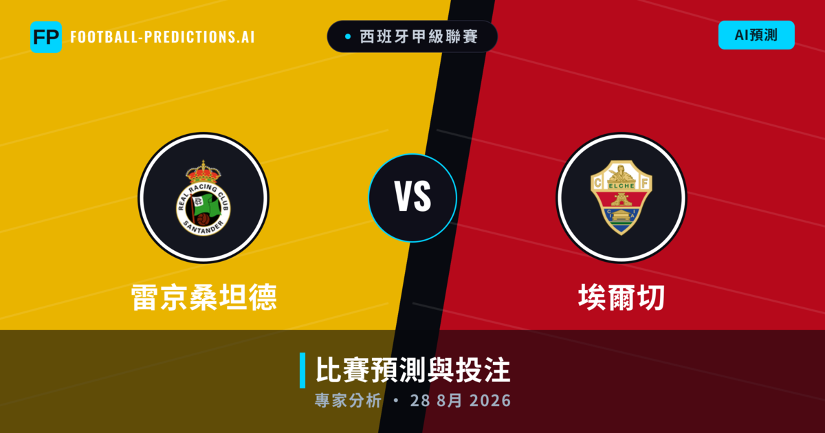 雷京桑坦德 vs 埃爾切 — 比赛预测和前瞻