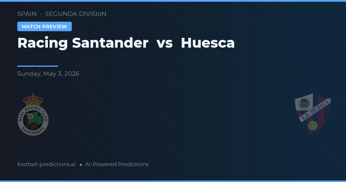 Racing Santander vs Huesca — hula at preview ng laban