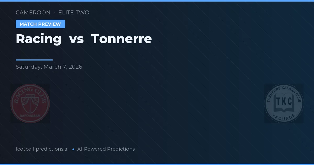 Racing vs Tonnerre — pronostico e anteprima del match