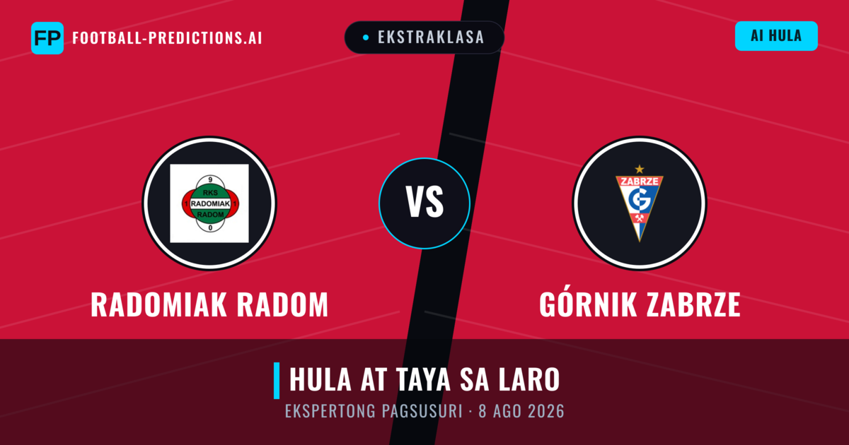 Radomiak Radom vs Górnik Zabrze — hula at preview ng laban