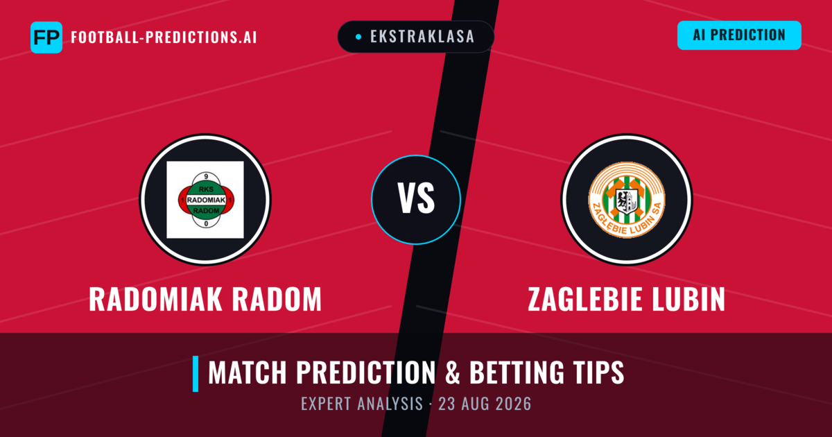 Radomiak Radom vs Zaglebie Lubin — match prediction & preview