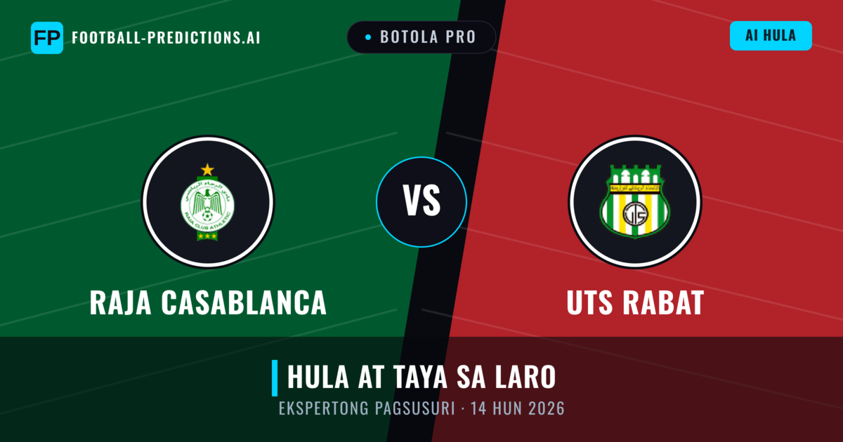 Raja Casablanca vs UTS Rabat — hula at preview ng laban