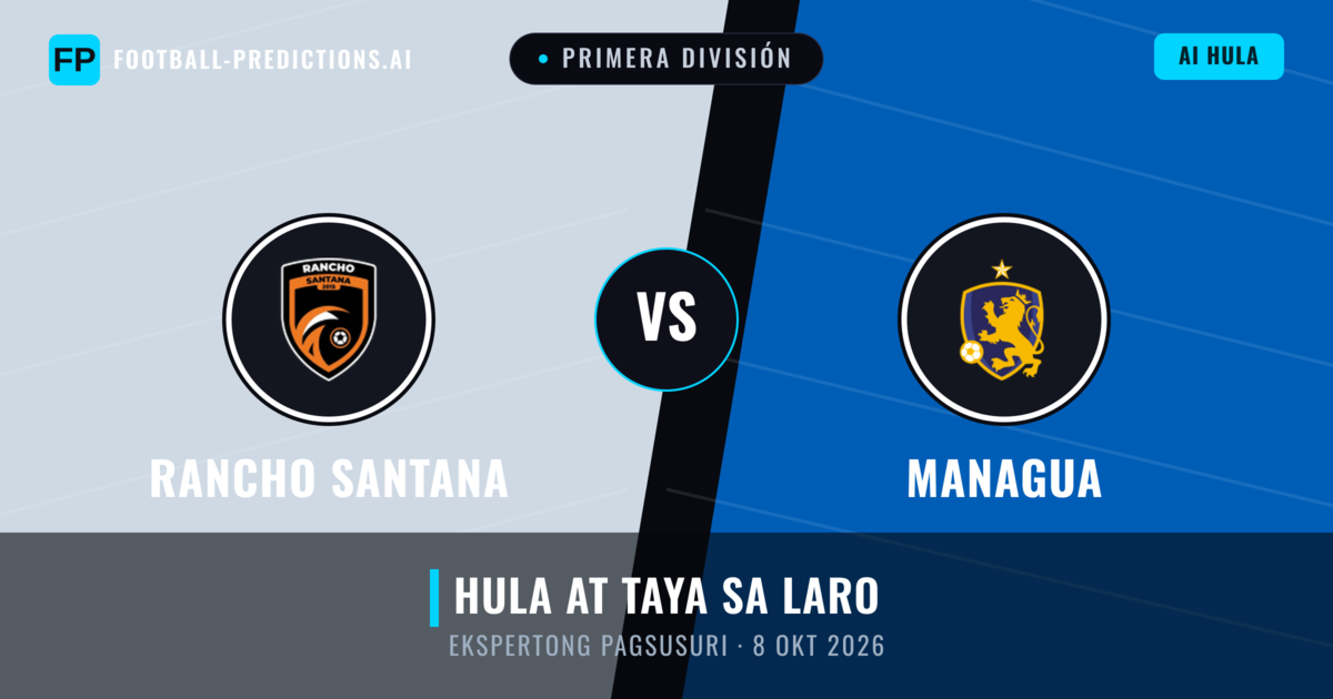 Rancho Santana vs Managua — hula at preview ng laban