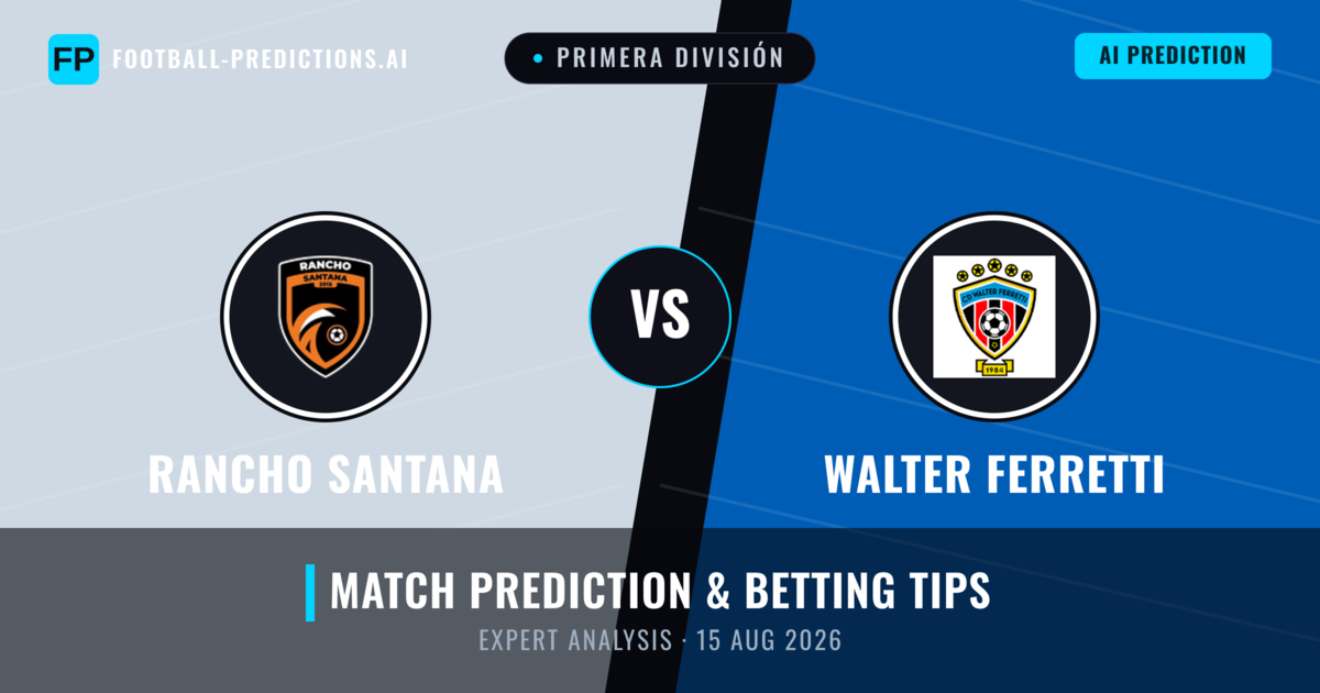 Rancho Santana vs Walter Ferretti — match prediction & preview