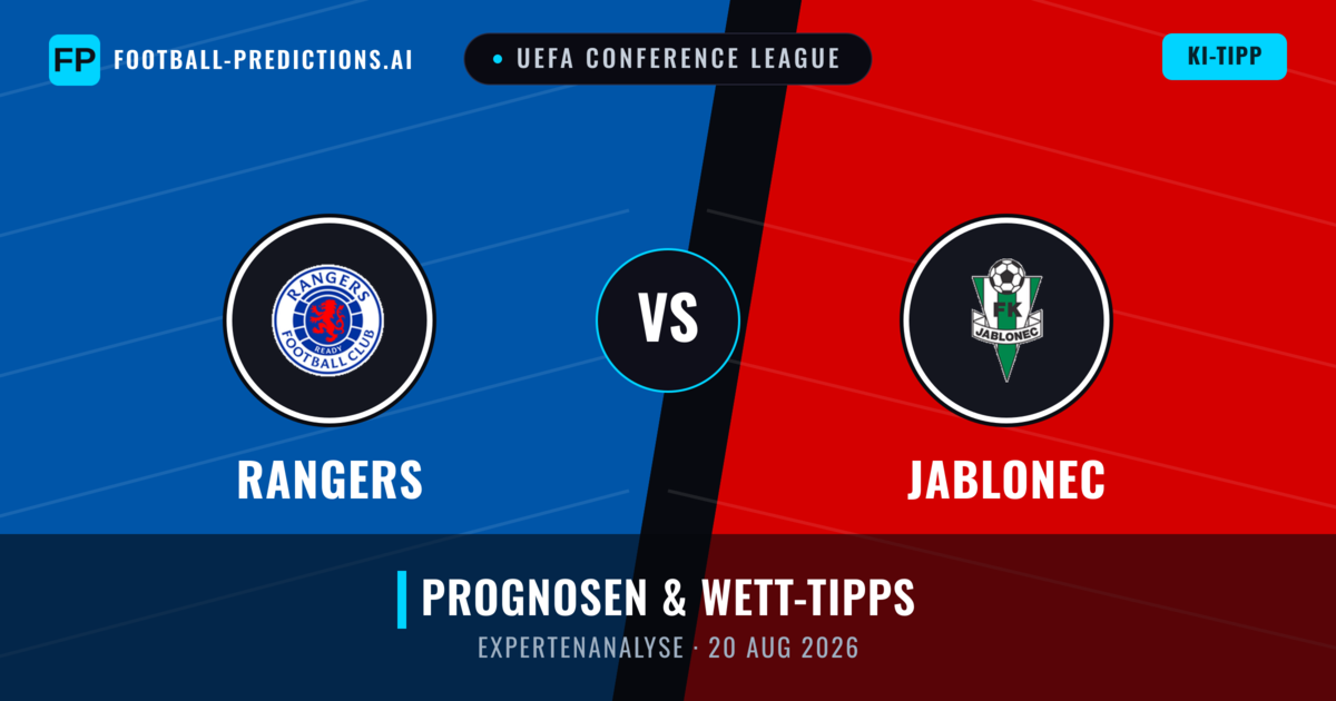 Rangers vs Jablonec — Prognose und Spielvorschau