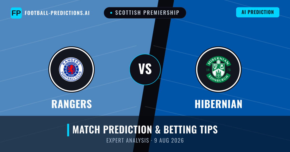 Rangers vs Hibernian — match prediction & preview