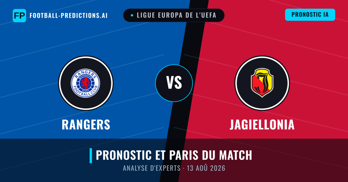 Rangers vs Jagiellonia — pronostic et avant-match