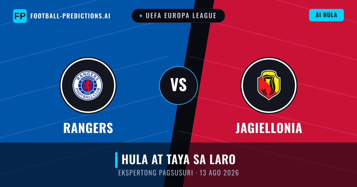Rangers vs Jagiellonia — hula at preview ng laban