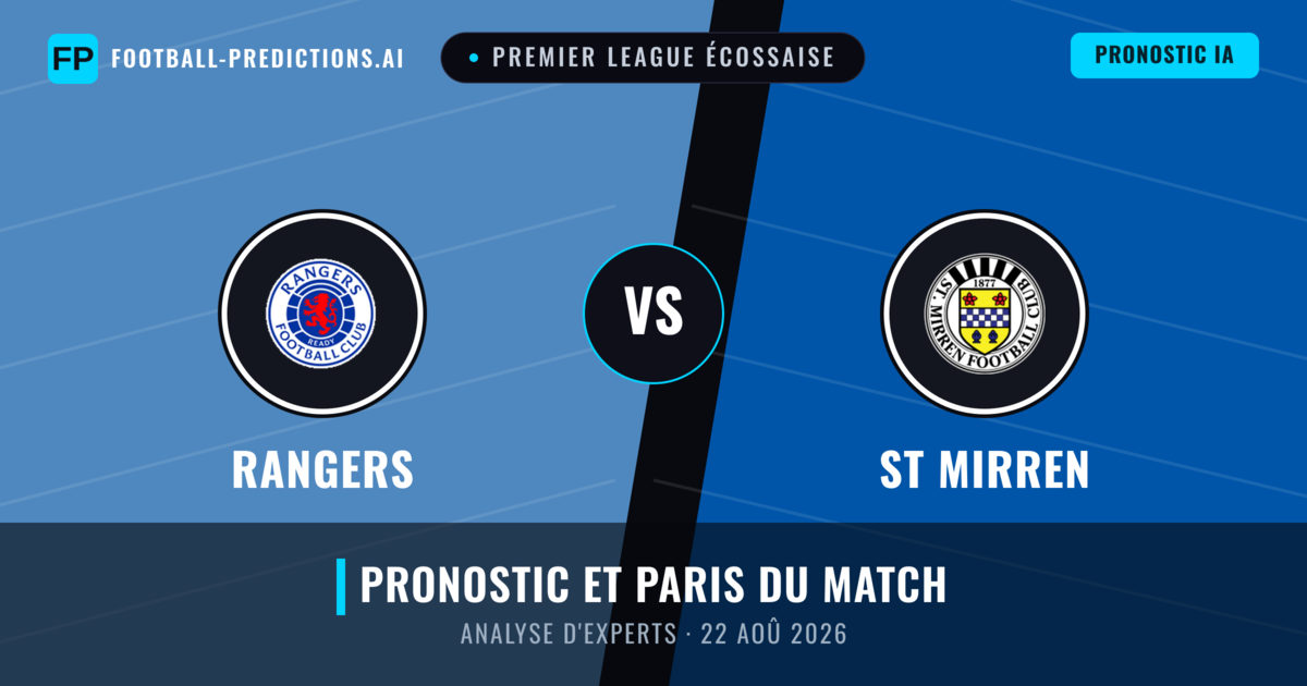 Rangers vs ST Mirren — pronostic et avant-match