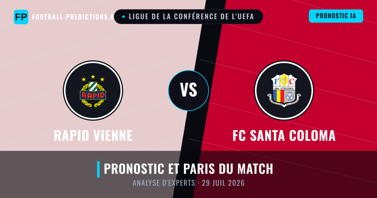 Rapid Vienne vs FC Santa Coloma — pronostic et avant-match