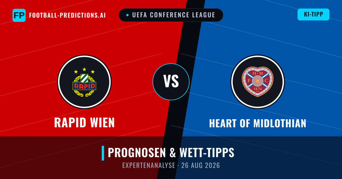 Rapid Wien vs Heart of Midlothian — Prognose und Spielvorschau