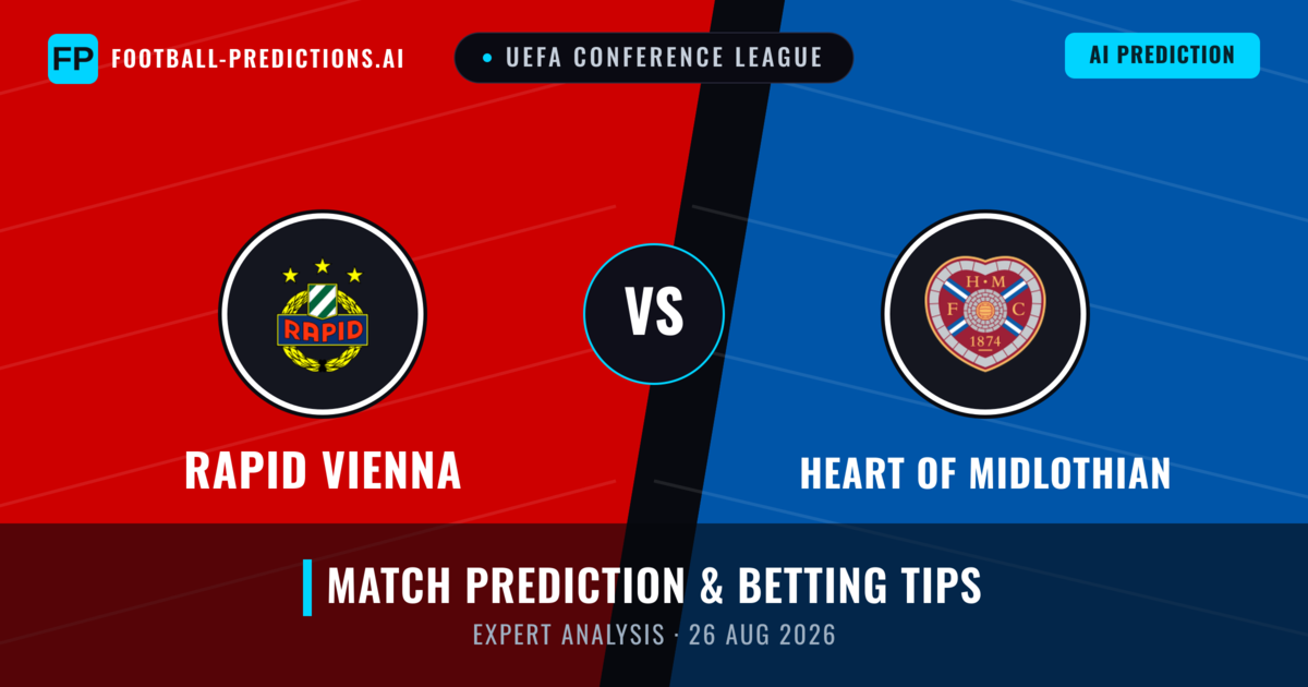 Rapid Vienna vs Heart Of Midlothian — match prediction & preview
