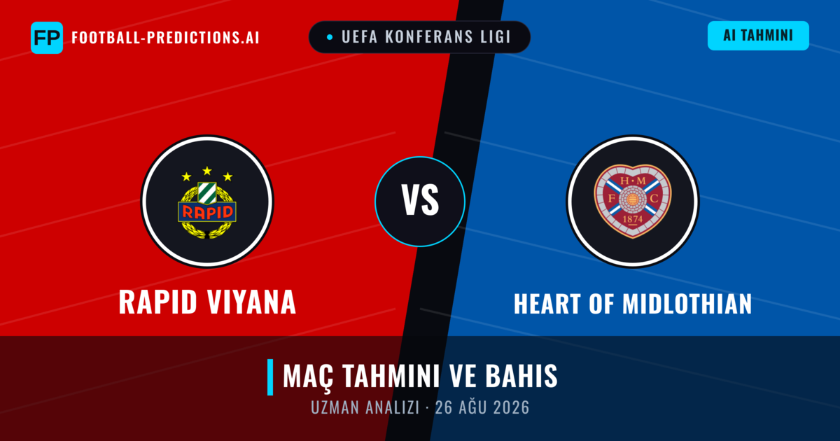 Rapid Viyana - Heart of Midlothian — maç tahmini ve önizleme