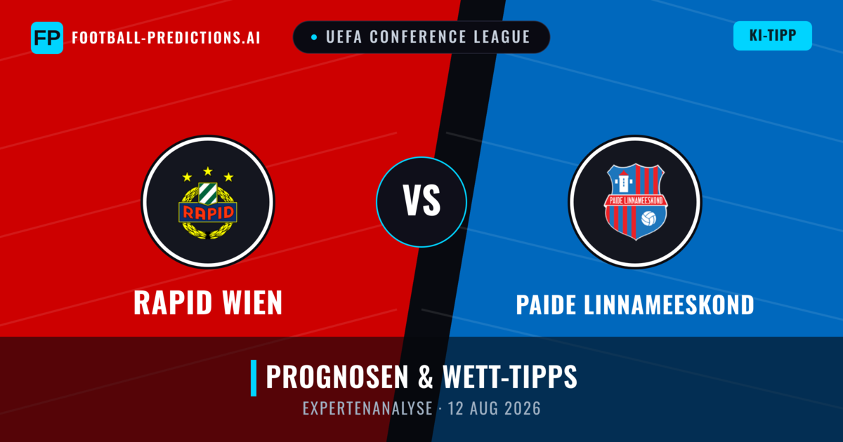 Rapid Wien vs Paide Linnameeskond — Prognose und Spielvorschau