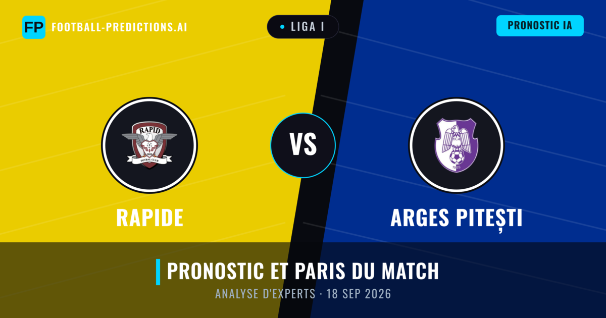 Rapide vs Arges Pitești — pronostic et avant-match