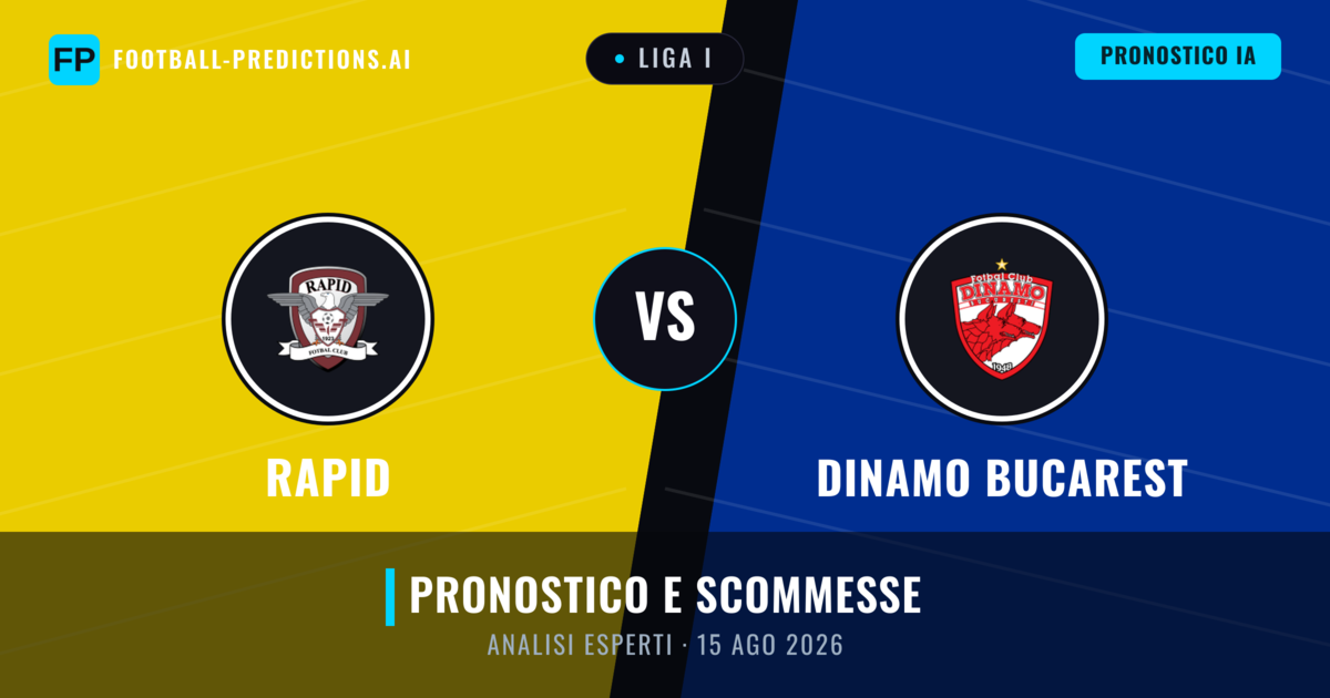 Rapid vs Dinamo Bucarest — pronostico e anteprima del match