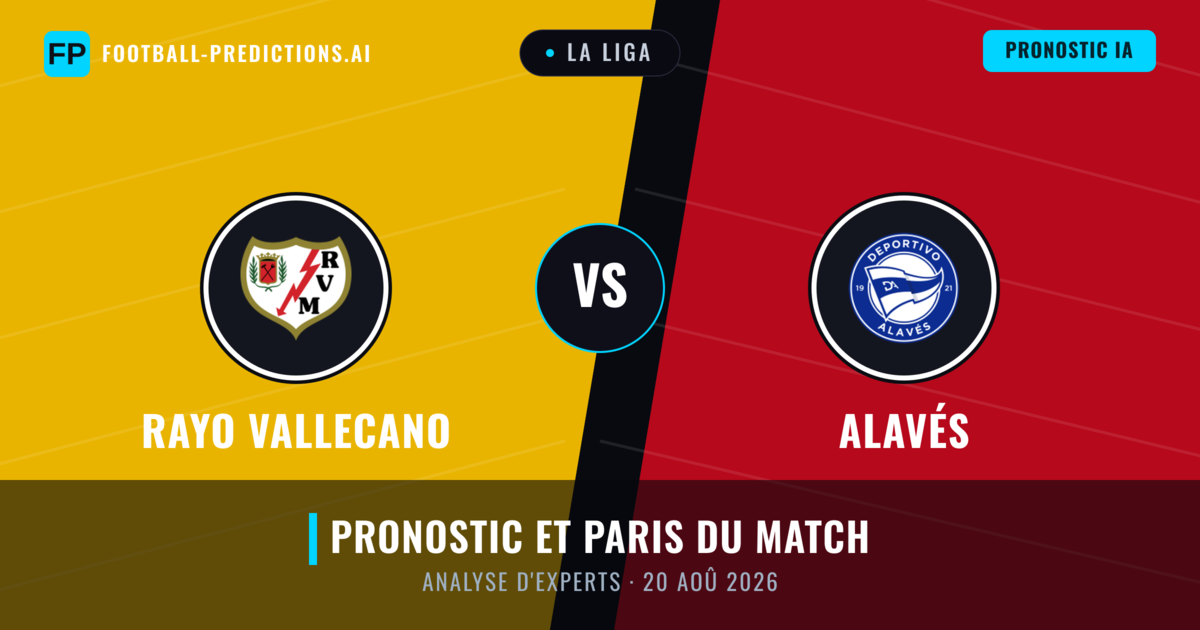 Rayo Vallecano vs Alavés — pronostic et avant-match