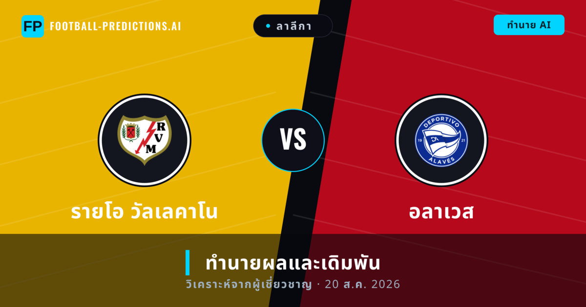 รายโอ วัลเลคาโน พบ อลาเวส — ทำนายผลและพรีวิวการแข่งขัน