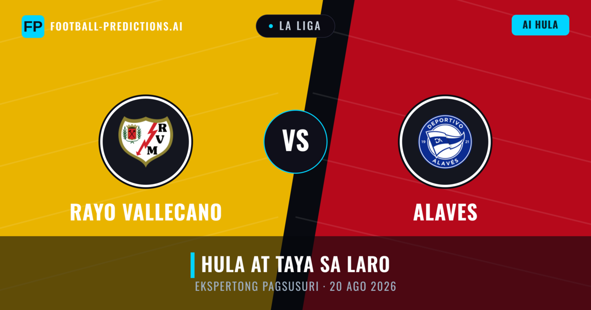 Rayo Vallecano vs Alaves — hula at preview ng laban