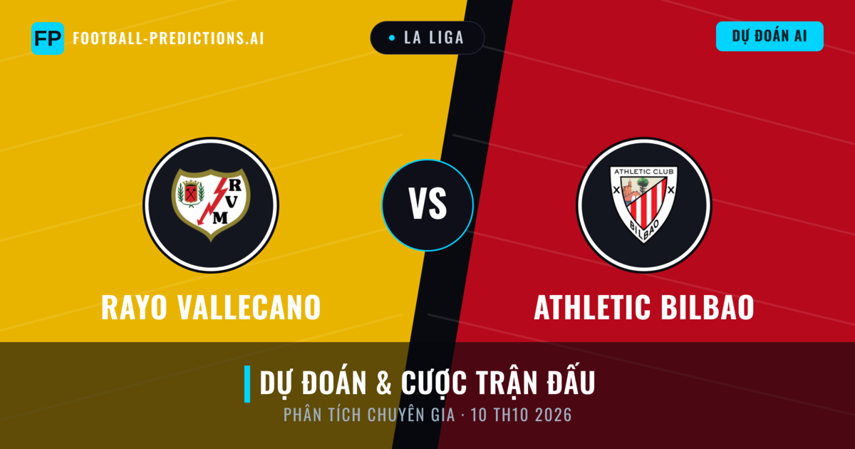 Rayo Vallecano vs Athletic Bilbao — dự đoán và xem trước trận đấu