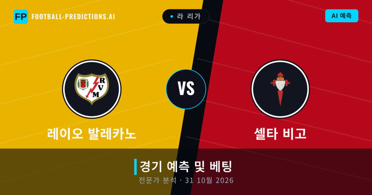 레이오 발레카노 대 셀타 비고 — 경기 예측 및 프리뷰