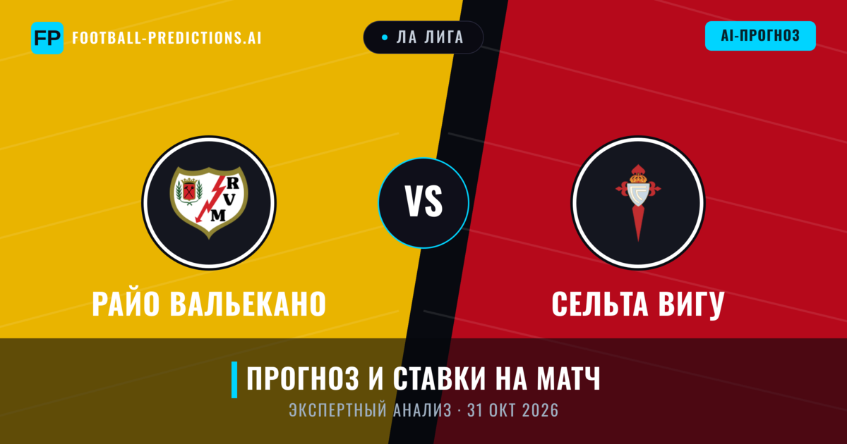 Райо Вальекано – Сельта Вигу — прогноз и превью матча