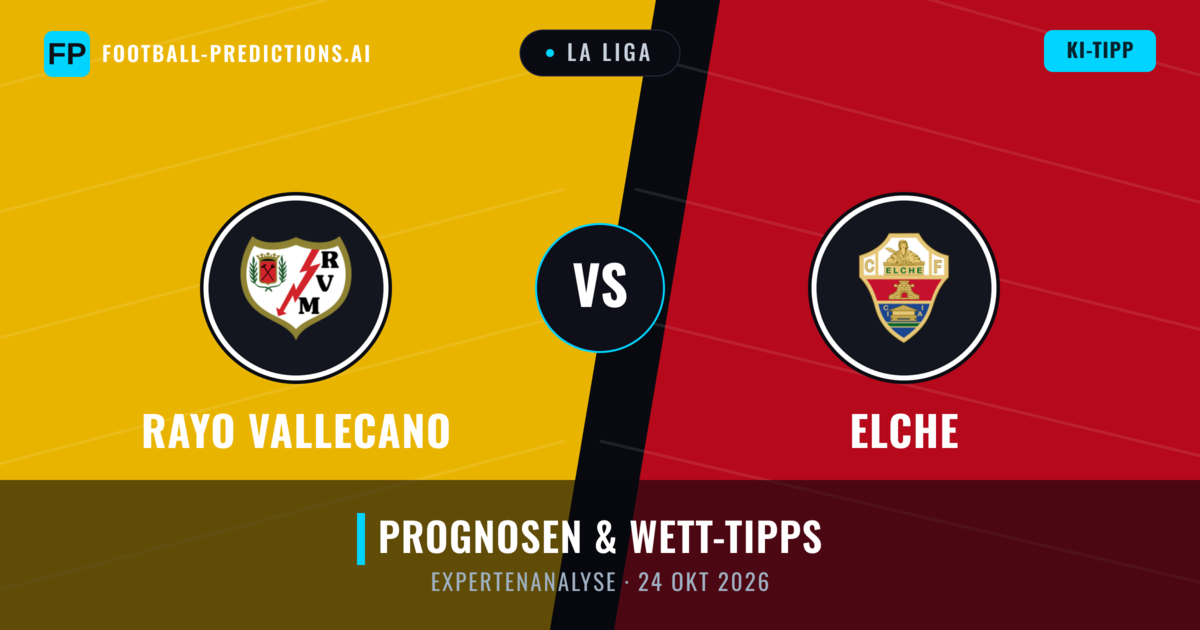 Rayo Vallecano vs Elche — Prognose und Spielvorschau