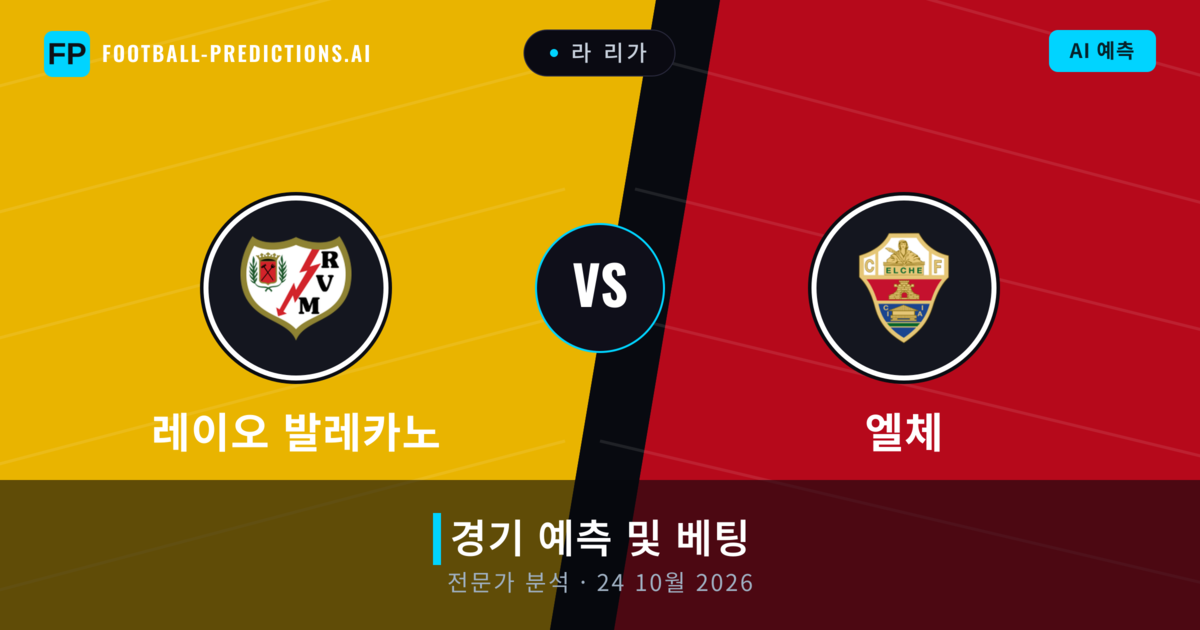 레이오 발레카노 대 엘체 — 경기 예측 및 프리뷰