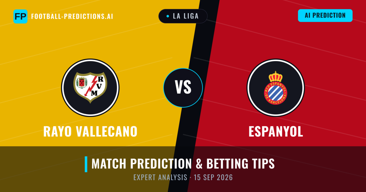 Rayo Vallecano vs Espanyol — match prediction & preview