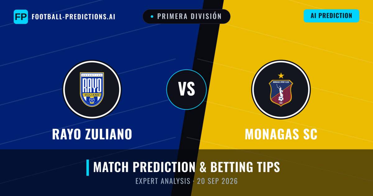 Rayo Zuliano vs Monagas SC — match prediction & preview