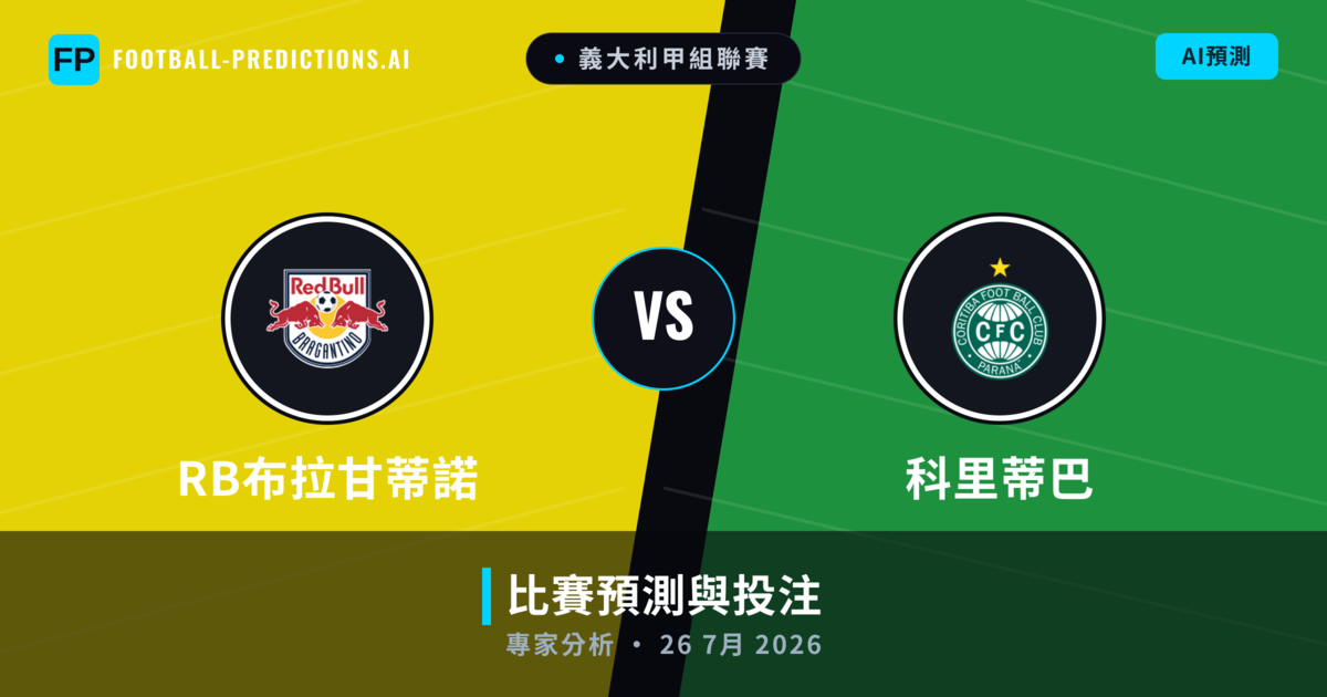 RB布拉甘蒂諾 vs 科里蒂巴 — 比赛预测和前瞻