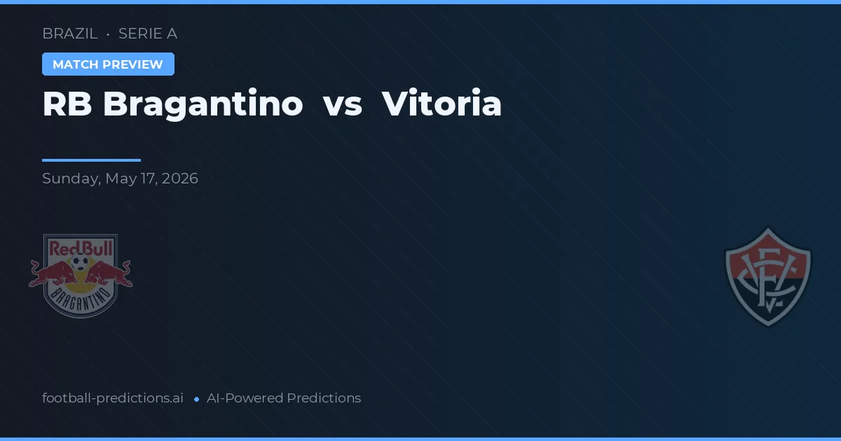 RB Bragantino - Vitoria — maç tahmini ve önizleme