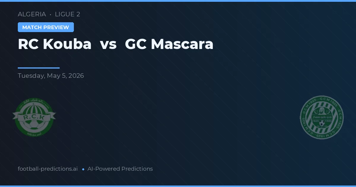 RC Kouba vs GC Mascara — hula at preview ng laban
