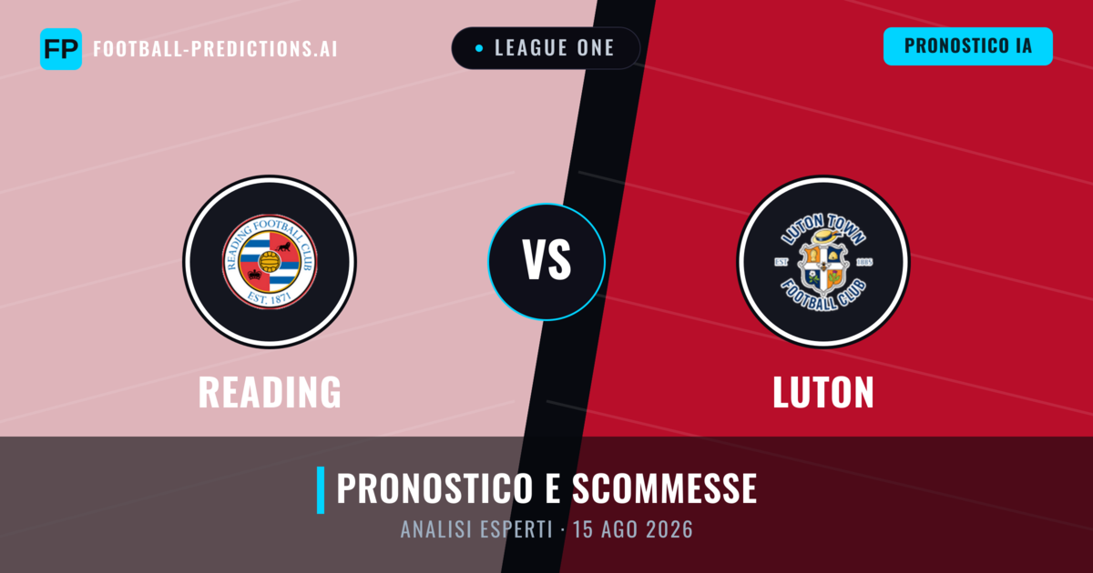 Reading vs Luton — pronostico e anteprima del match