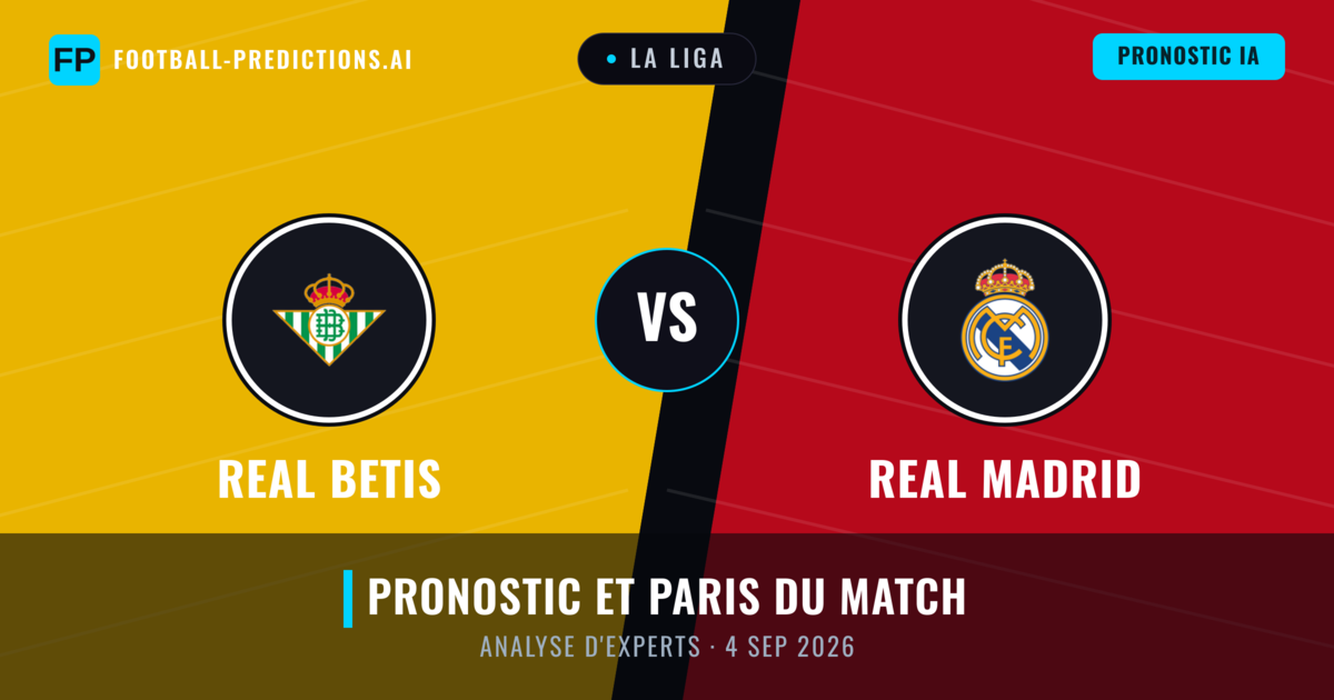 Real Betis vs Real Madrid — pronostic et avant-match