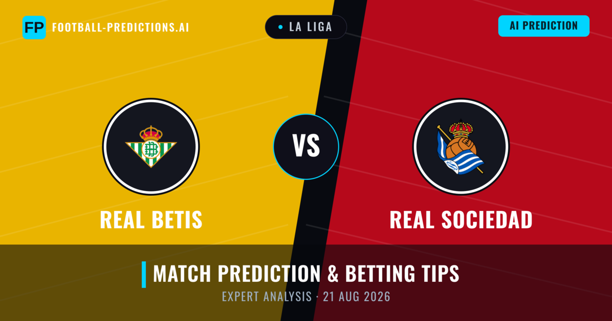 Real Betis vs Real Sociedad — match prediction & preview