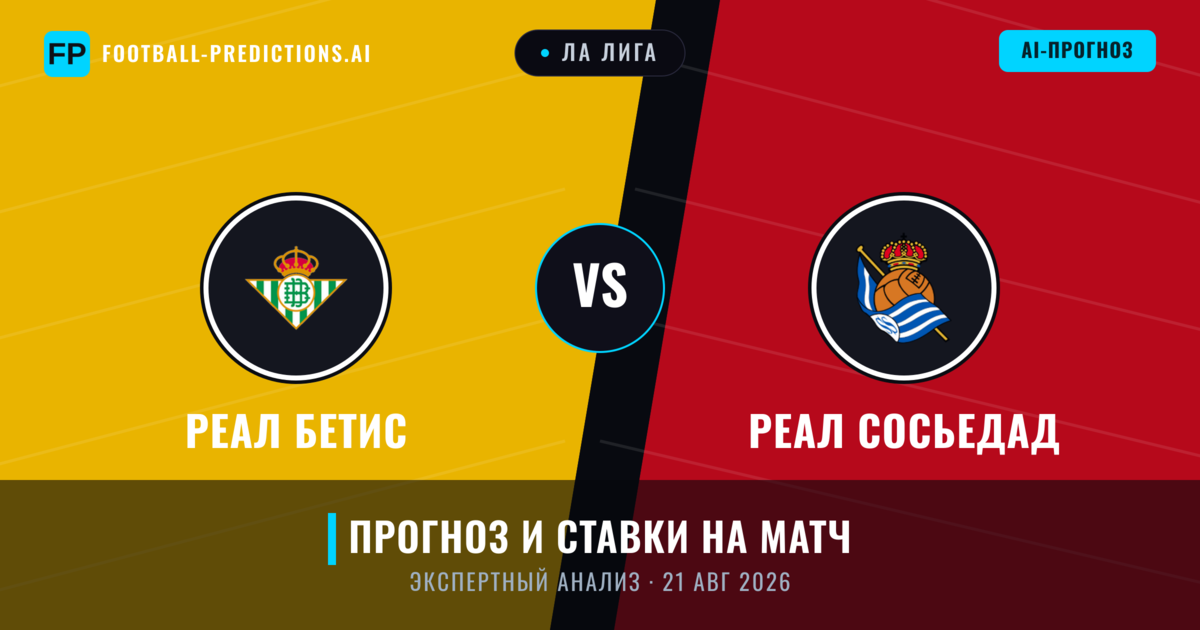 Реал Бетис – Реал Сосьедад — прогноз и превью матча