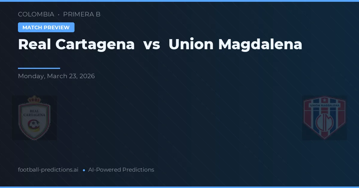 Real Cartagena vs Unión Magdalena — pronostico e anteprima del match